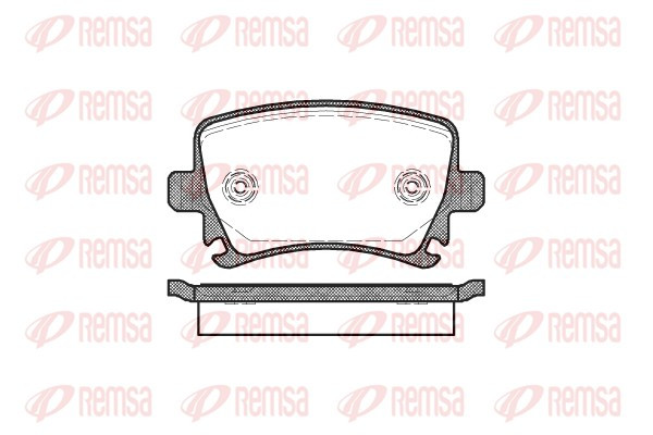 REMSA Bremsbelagsatz, Scheibenbremse