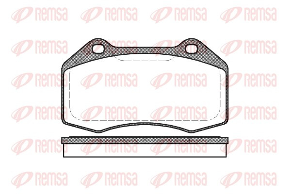 REMSA Bremsbelagsatz, Scheibenbremse