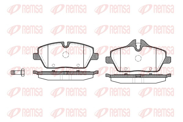 REMSA Bremsbelagsatz, Scheibenbremse
