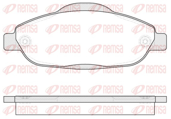 REMSA Bremsbelagsatz, Scheibenbremse
