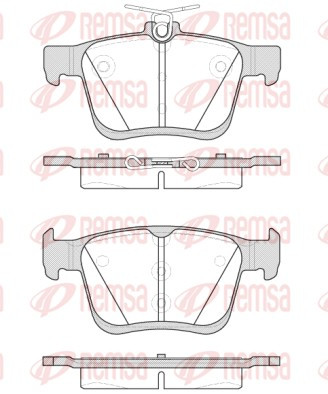 REMSA Bremsbelagsatz, Scheibenbremse