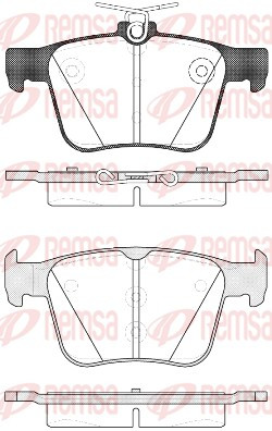 REMSA Bremsbelagsatz, Scheibenbremse