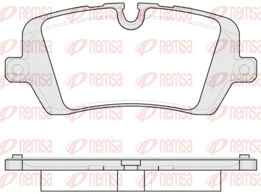 REMSA Bremsbelagsatz, Scheibenbremse
