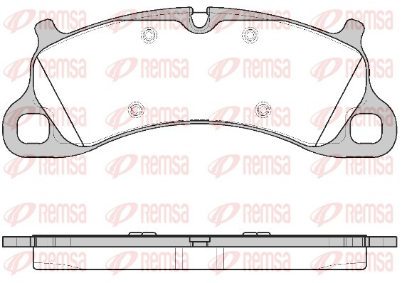 REMSA Bremsbelagsatz, Scheibenbremse