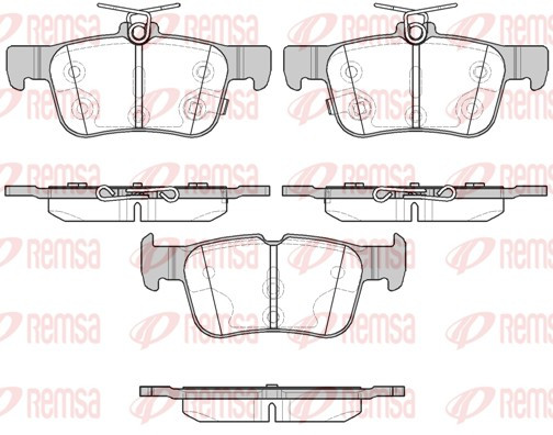 REMSA Bremsbelagsatz, Scheibenbremse