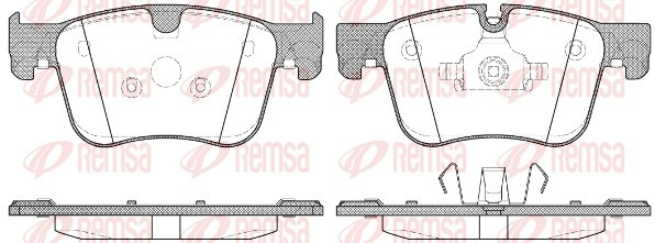 REMSA Bremsbelagsatz, Scheibenbremse