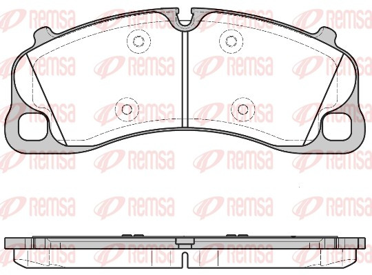 REMSA Bremsbelagsatz, Scheibenbremse