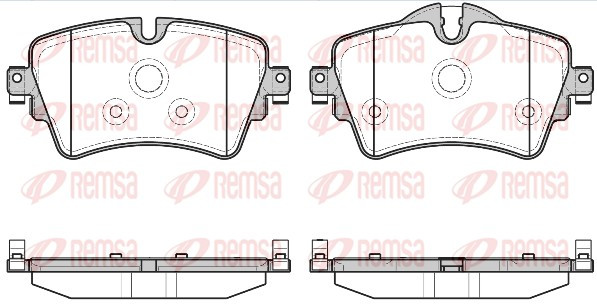 REMSA Bremsbelagsatz, Scheibenbremse