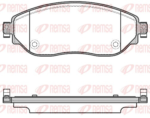 REMSA Bremsbelagsatz, Scheibenbremse