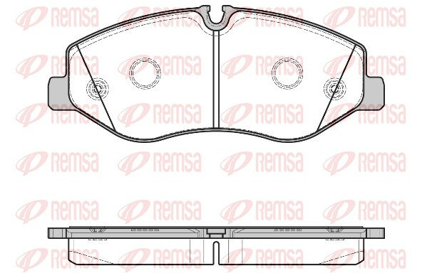 REMSA Bremsbelagsatz, Scheibenbremse