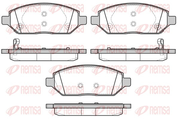 REMSA Bremsbelagsatz, Scheibenbremse