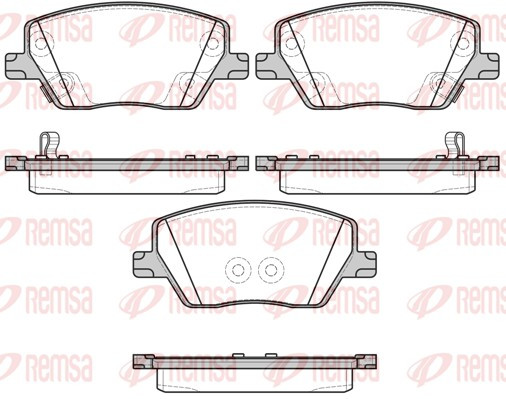 REMSA Bremsbelagsatz, Scheibenbremse