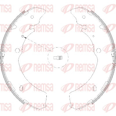 REMSA Bremsbackensatz