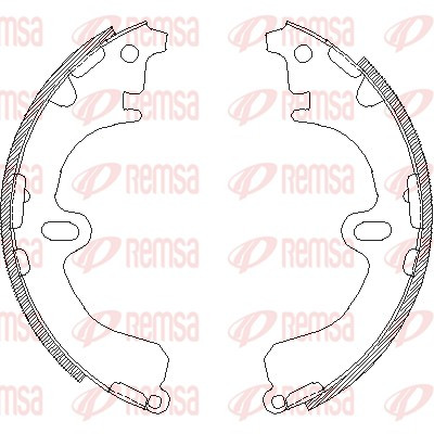 REMSA Bremsbackensatz