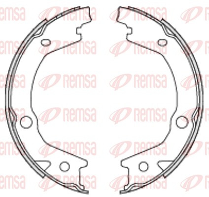 REMSA Bremsbackensatz, Feststellbremse