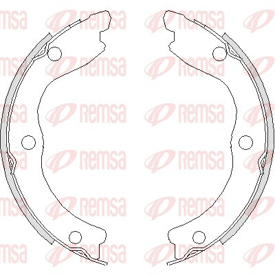 REMSA Bremsbackensatz, Feststellbremse