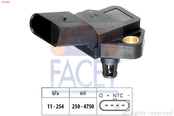 FACET Sensor, Ladedruck