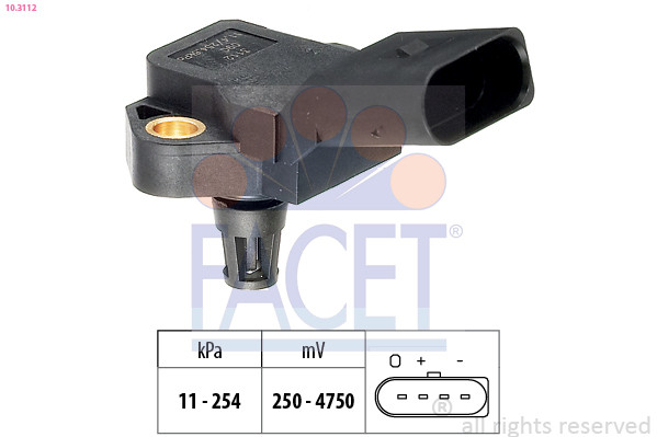 FACET Sensor, Ladedruck