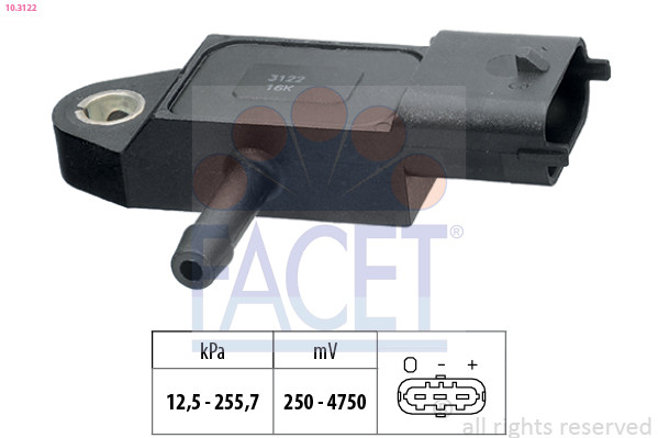 FACET Luftdrucksensor, Höhenanpassung