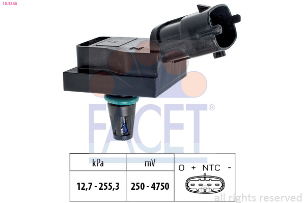 FACET Sensor, Ladedruck