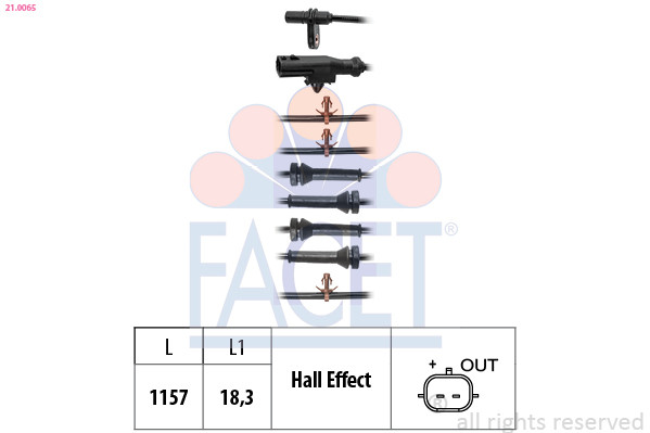FACET Sensor, Raddrehzahl