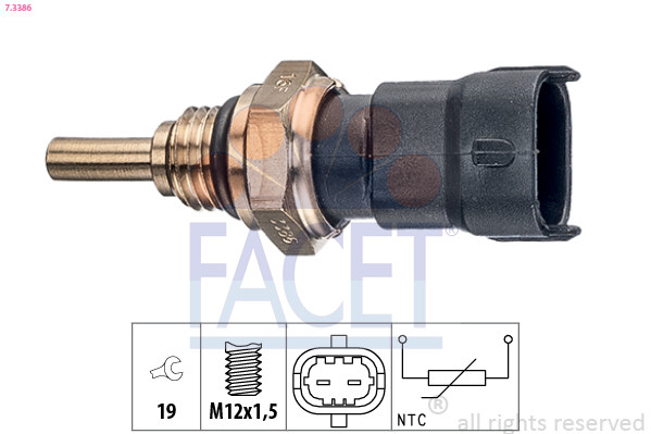 FACET Sensor, Kühlmitteltemperatur