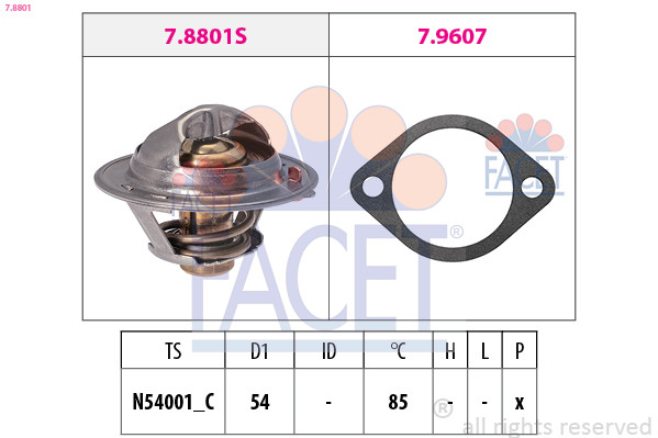 FACET Thermostat, Kühlmittel