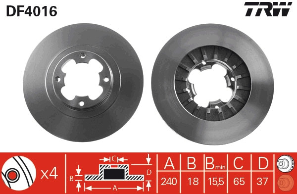 TRW Bremsscheibe
