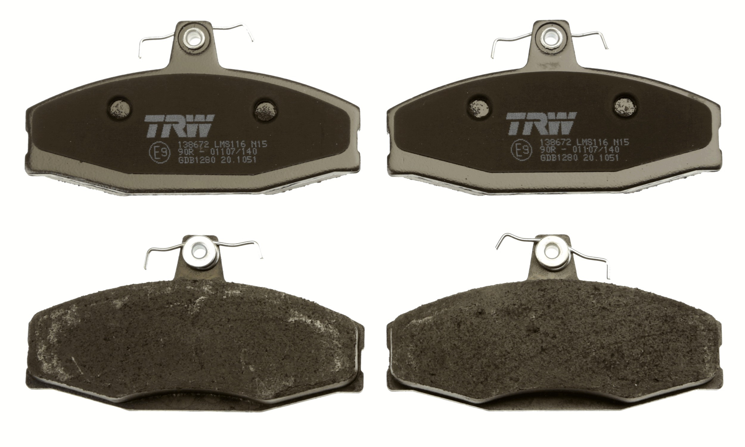 TRW Bremsbelagsatz, Scheibenbremse