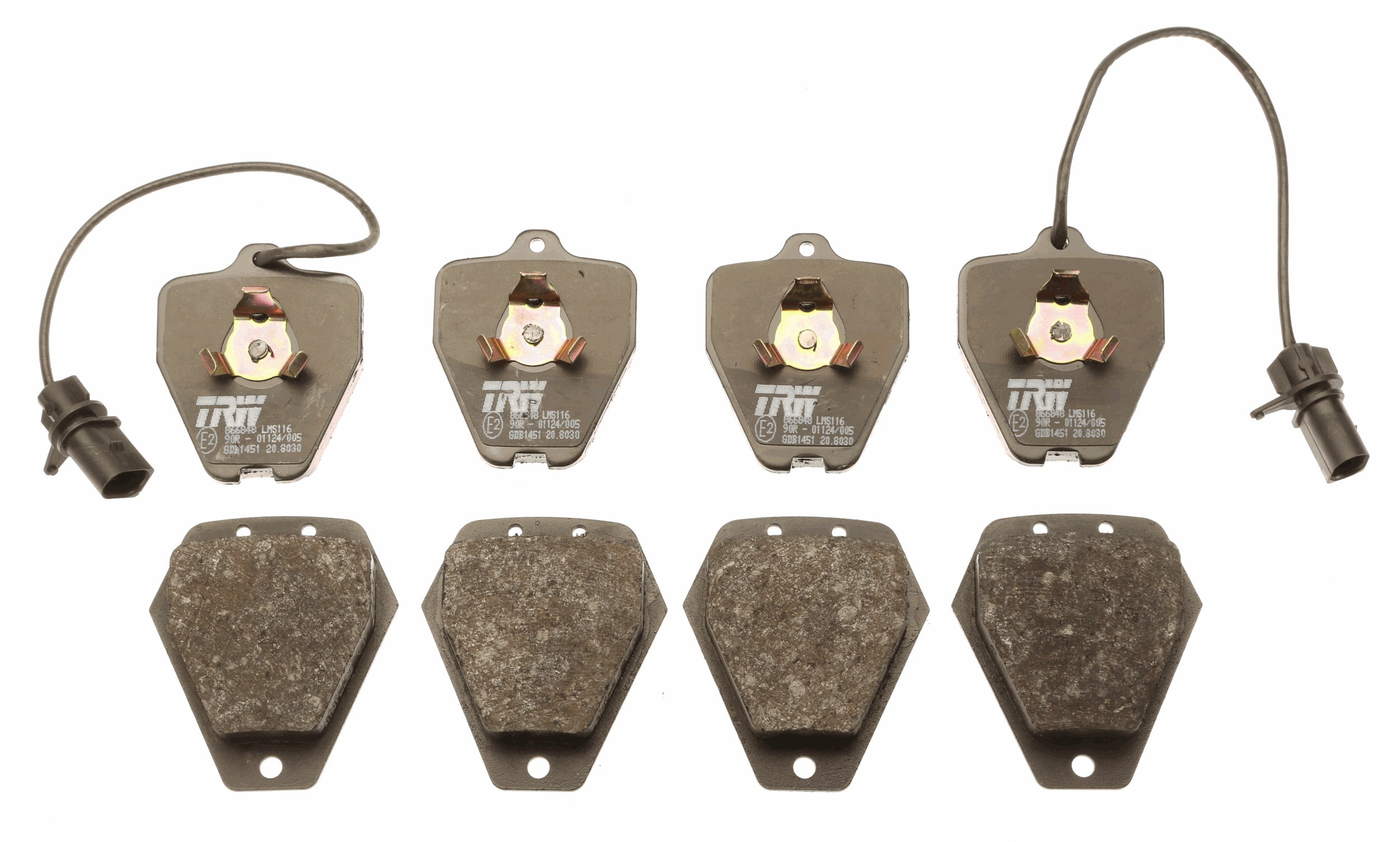 TRW Bremsbelagsatz, Scheibenbremse