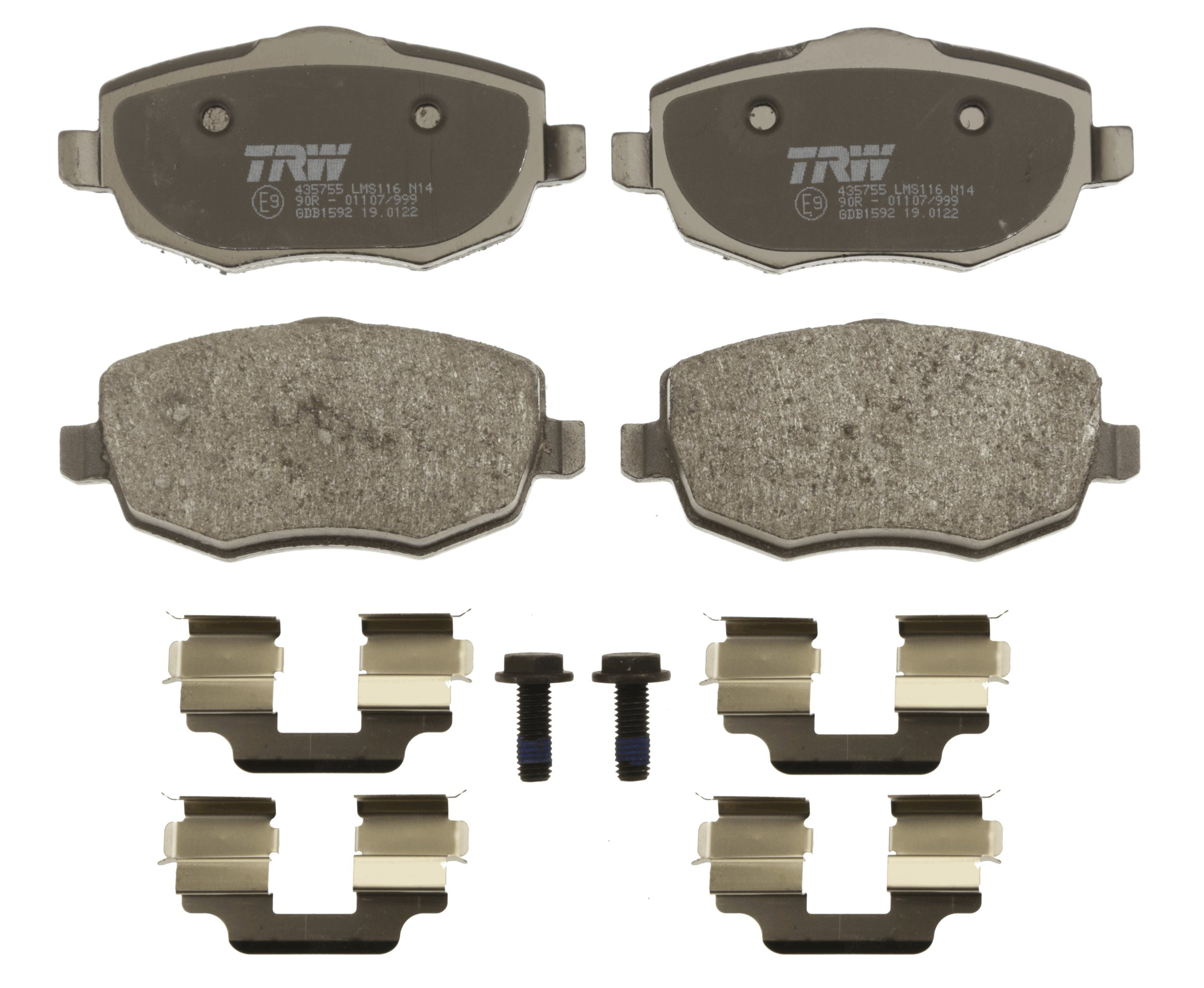 TRW Bremsbelagsatz, Scheibenbremse
