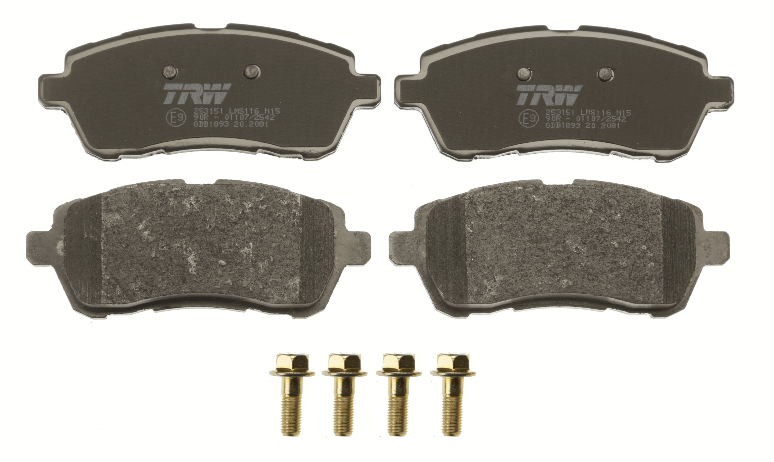 TRW Bremsbelagsatz, Scheibenbremse