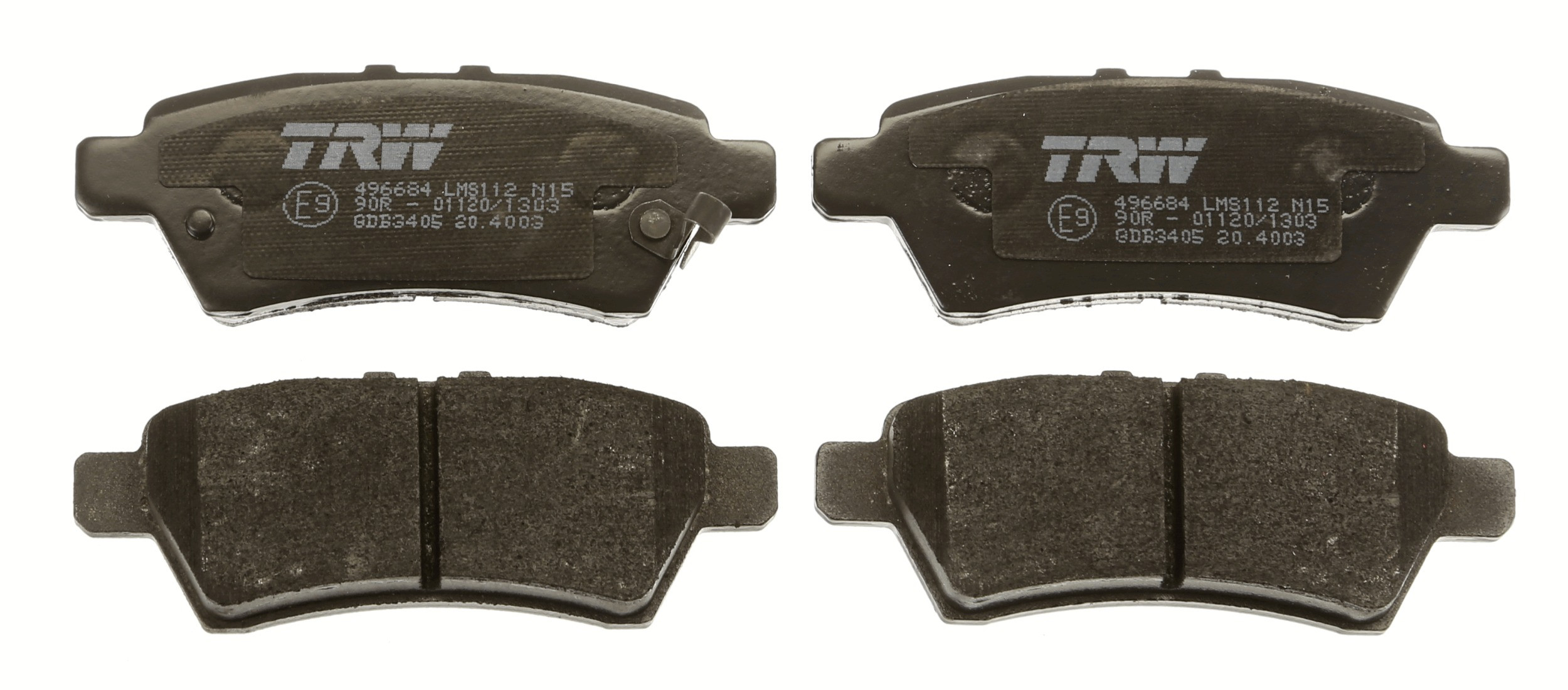 TRW Bremsbelagsatz, Scheibenbremse
