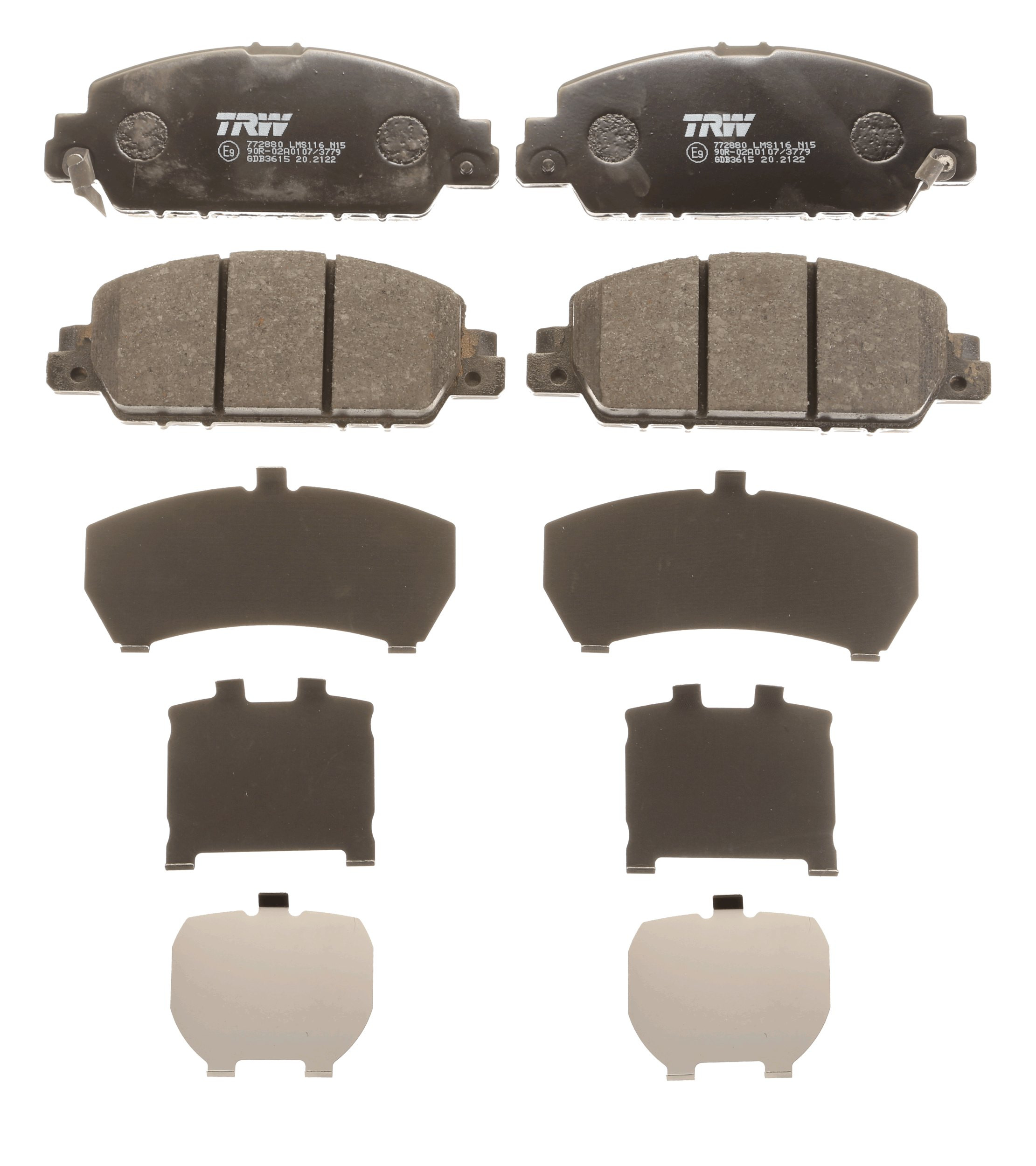 TRW Bremsbelagsatz, Scheibenbremse