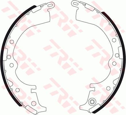 TRW Bremsbackensatz