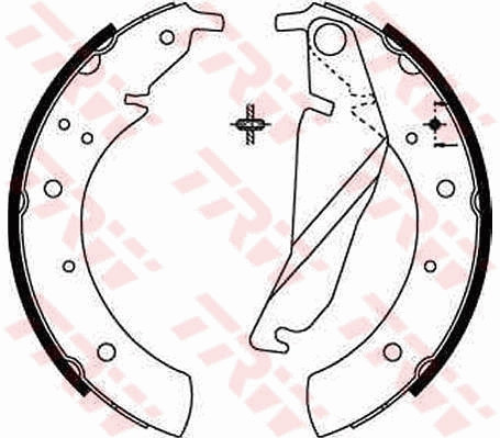 TRW Bremsbackensatz