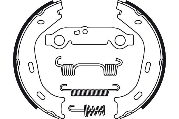 TRW Bremsbackensatz, Feststellbremse