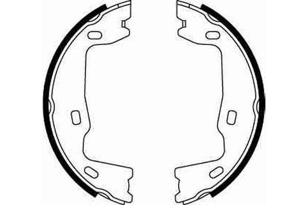 TRW Bremsbackensatz, Feststellbremse