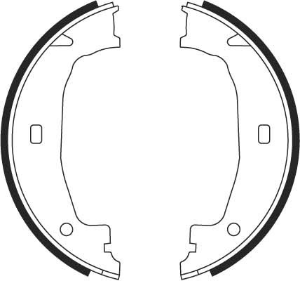 TRW Bremsbackensatz, Feststellbremse