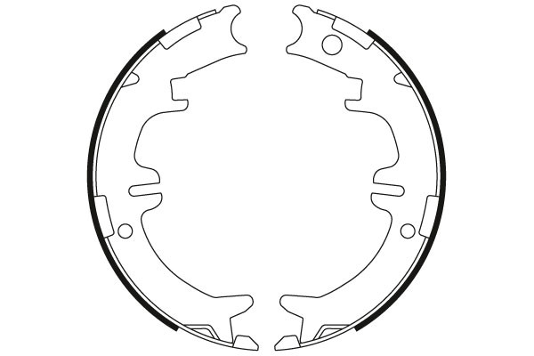 TRW Bremsbackensatz, Feststellbremse