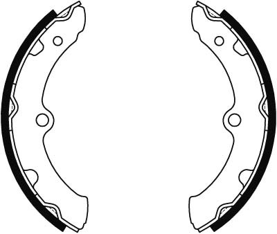 TRW Bremsbackensatz