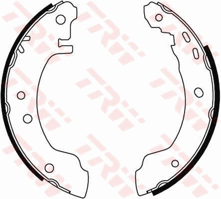 TRW Bremsbackensatz