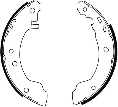 TRW Bremsbackensatz