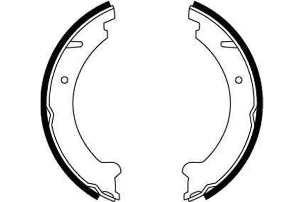 TRW Bremsbackensatz, Feststellbremse