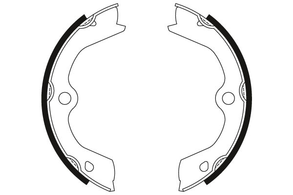 TRW Bremsbackensatz, Feststellbremse