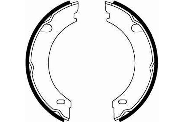 TRW Bremsbackensatz, Feststellbremse