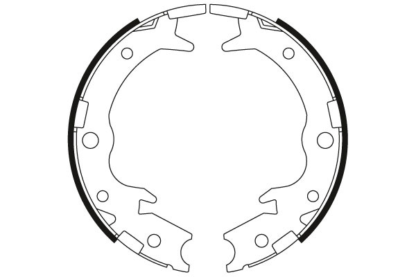TRW Bremsbackensatz, Feststellbremse