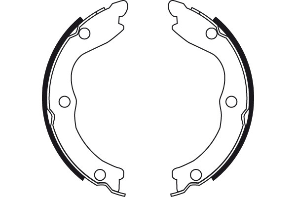 TRW Bremsbackensatz, Feststellbremse