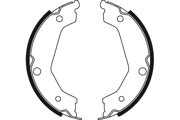 TRW Bremsbackensatz, Feststellbremse