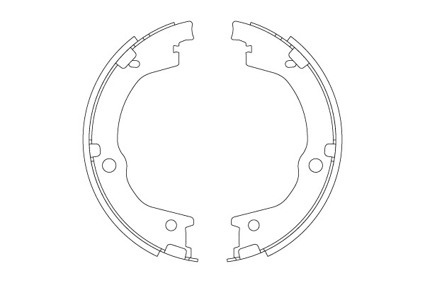 TRW Bremsbackensatz, Feststellbremse